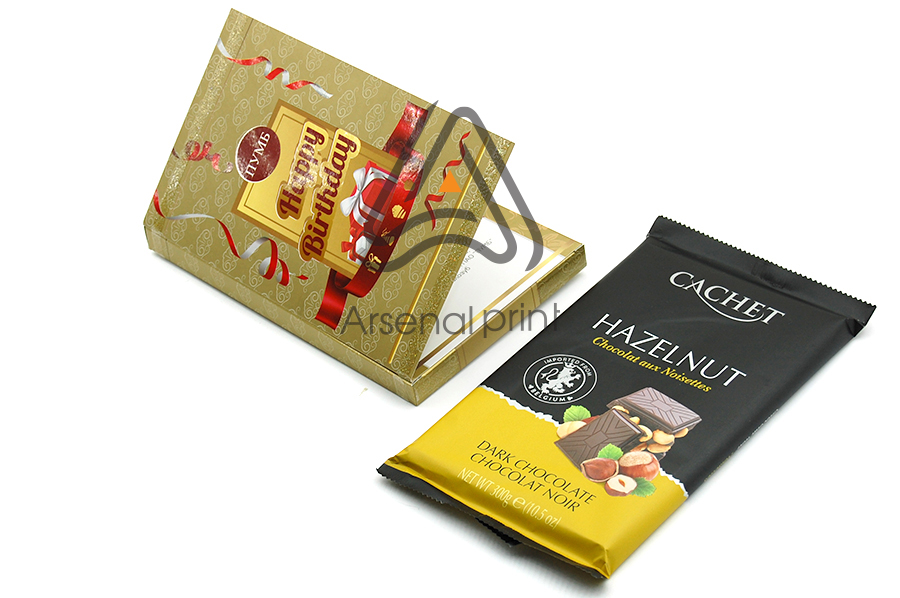 Картонный конверт для шоколада