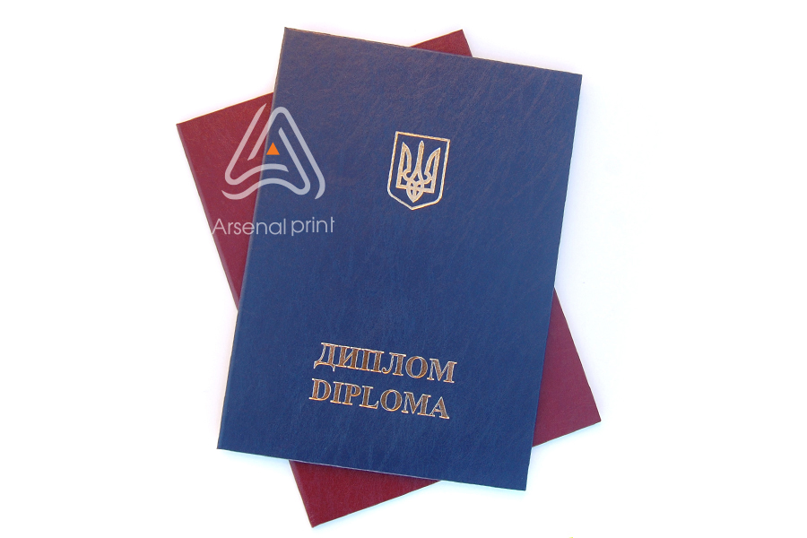 Синяя обложка для Диплома