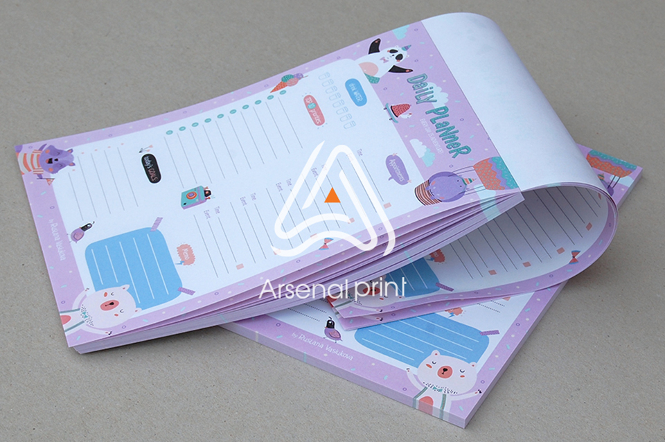 Блокнот без обкладинки - друк і виготовлення