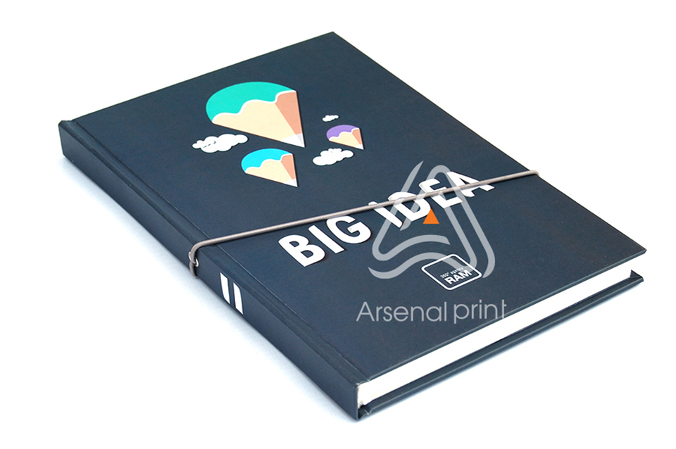 Блокнот з резинкою - Друк на замовлення