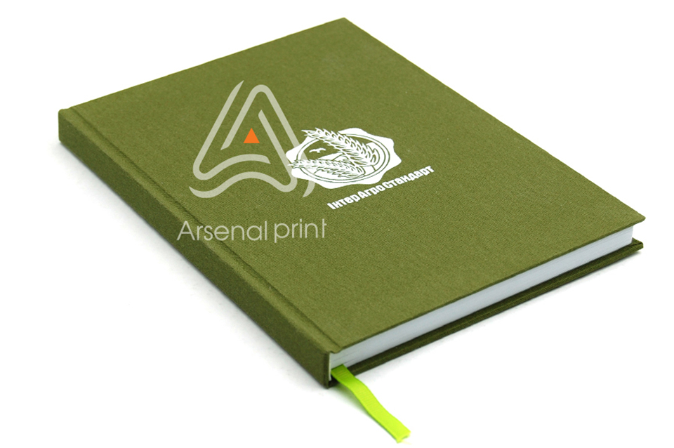 Друк блокнотів - тканева обкладинка