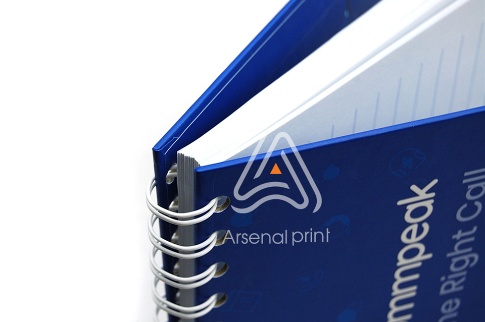 Блокнот на пружині - Тверда обкладинка