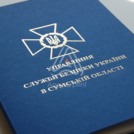 Тиснення на блокнотах