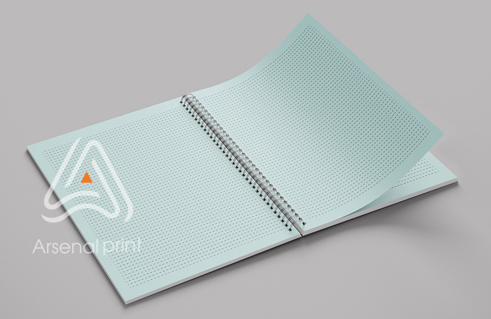 Розліновка блокнотів - Лінійка пунктирна