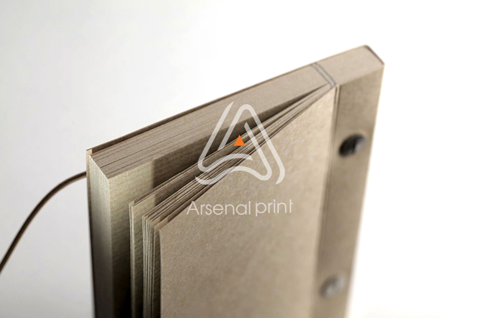 Крафт блокноти - склейка термобіндер