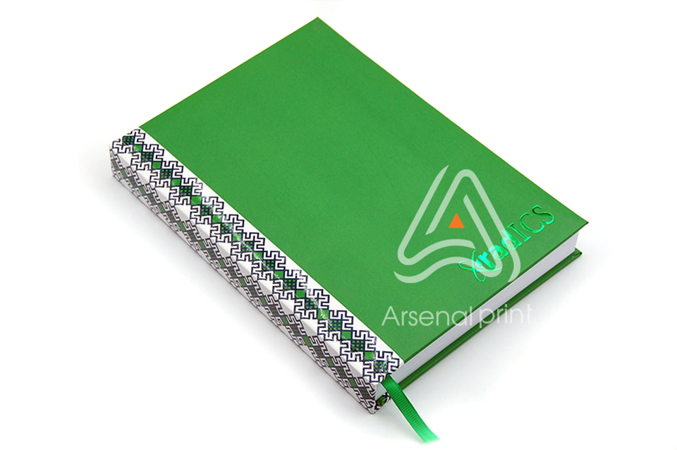 Виготовлення корпоративного блокноту - тверда оправа