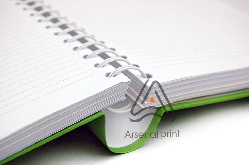 Друк блокнотів - Тверда обкладинка - Прихована пружина