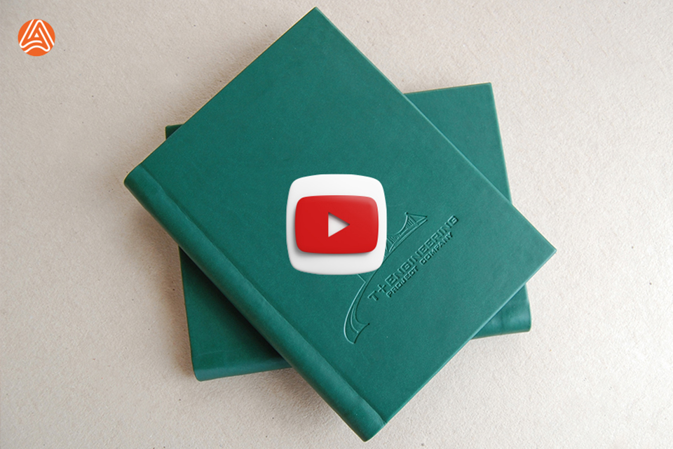 Блокнот - шкірзамінник - прихована пружина