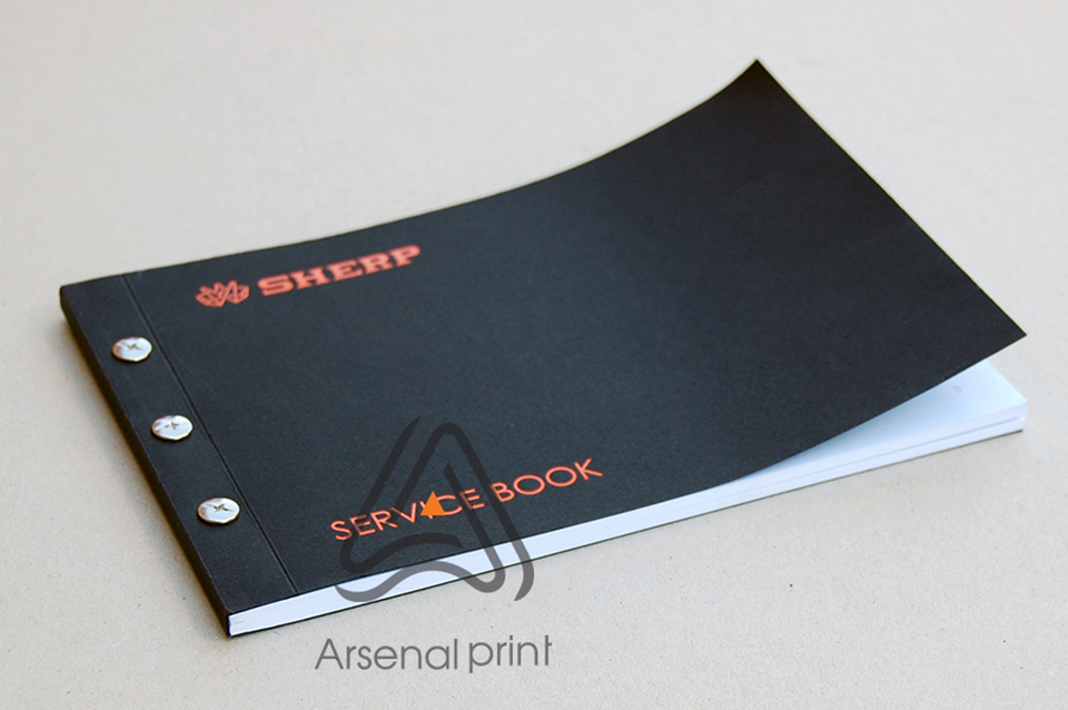 Друк каталогів - скріплення на болтах