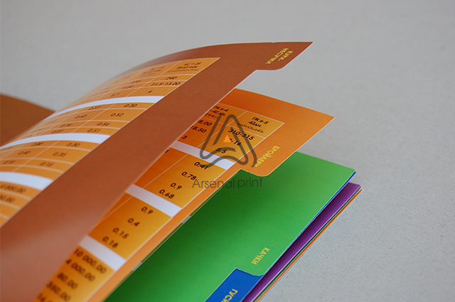 Брошури з рубриками