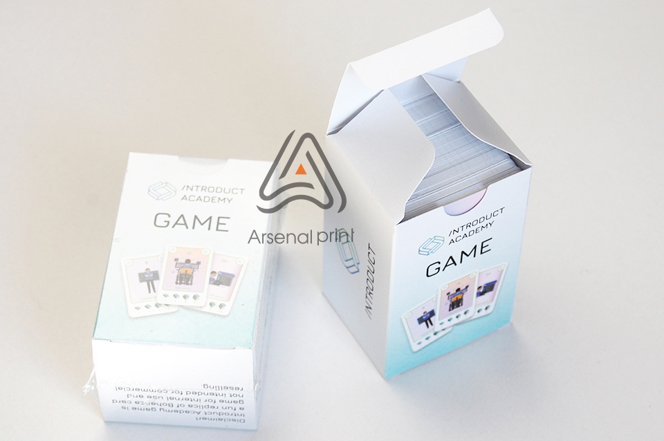 Коробка для гральних карт - Свій дизайн