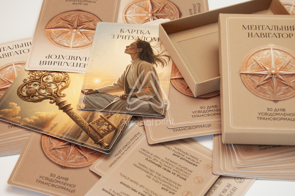 Дизайн і друк колоди карт таро