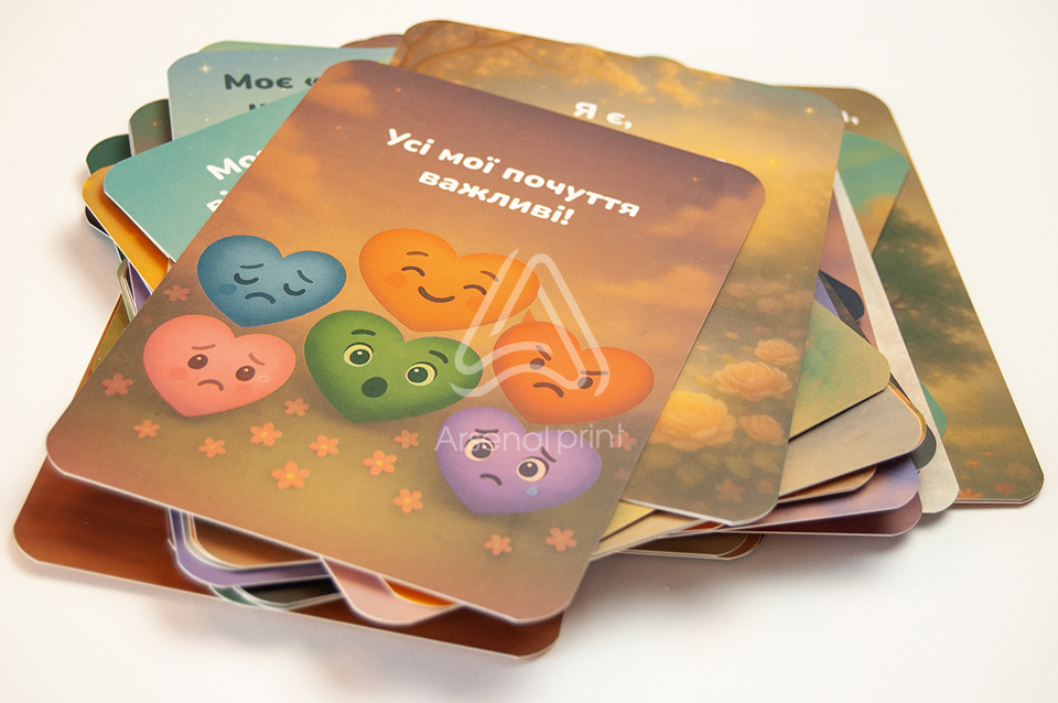 Кольоровий друк колоди карт