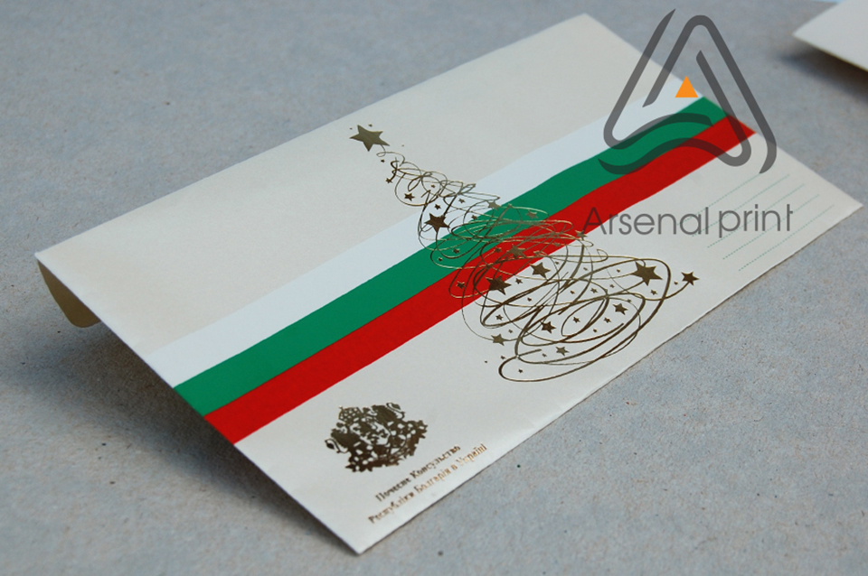 Друк та тисненням конвертів