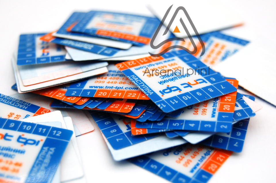 Друк на пластику -наліпки