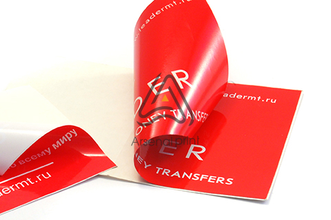 Двосторонній друк наліпок