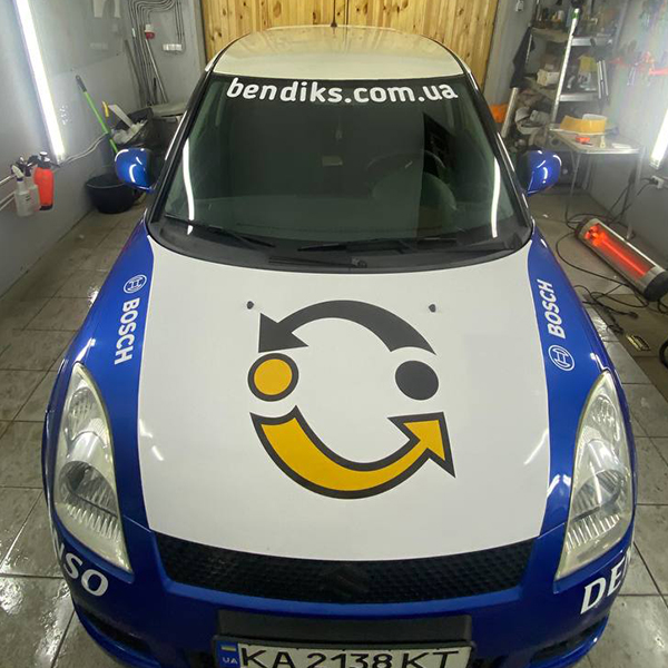 Брендування авто для автошколи
