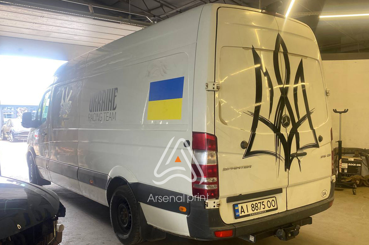 Рекламна оклейка - mersedes-sprinter