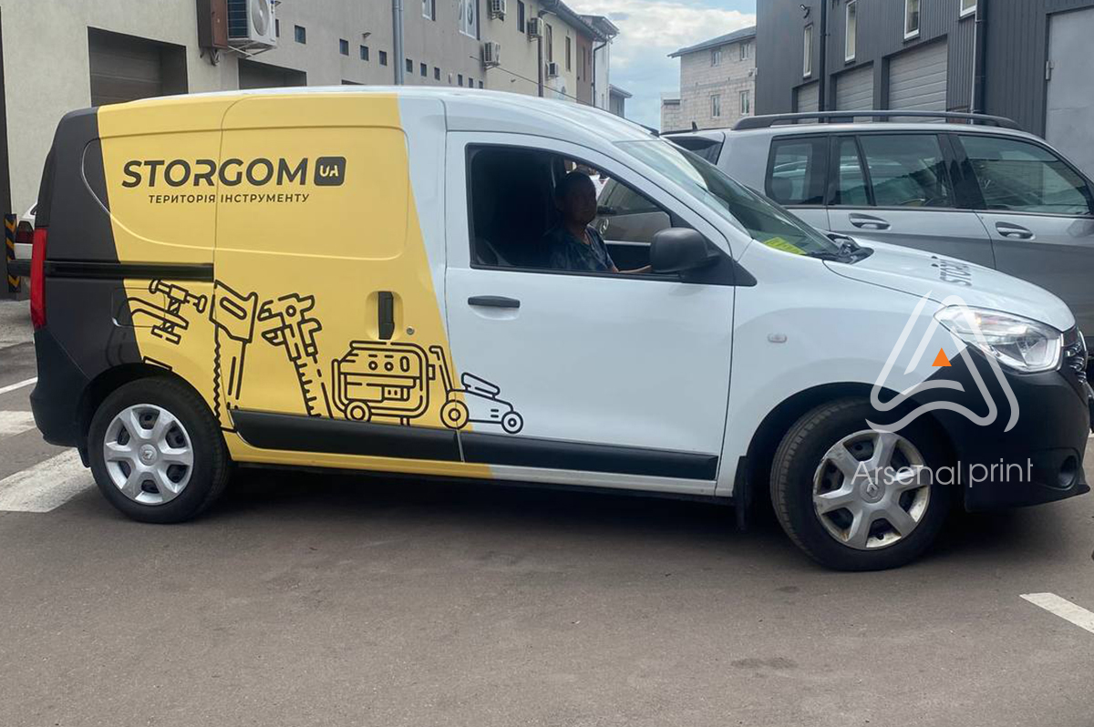 Дизайн і Поклейка реклами на авто