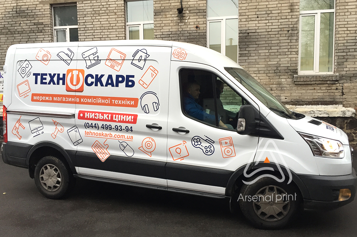 Розробка макета і поклейка авто