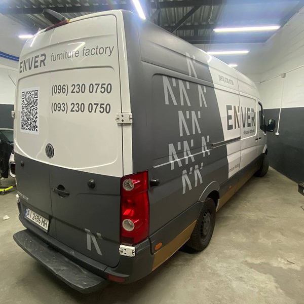 Поклейка реклами - volkswagen-crafter