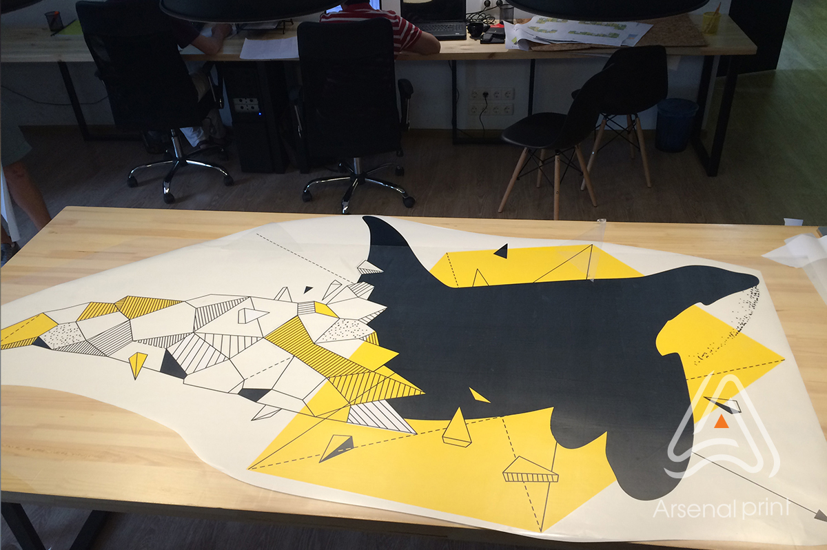 Брендування офісів - поклейка плівки