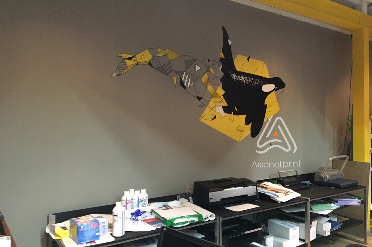 Поклейка плівкою Оракал  - логотип офіса