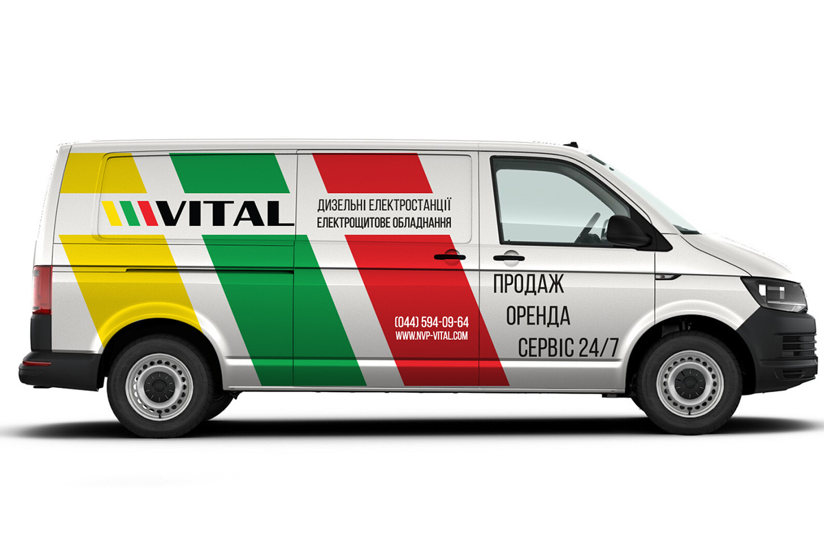 Розробка макетів - поклейка авто