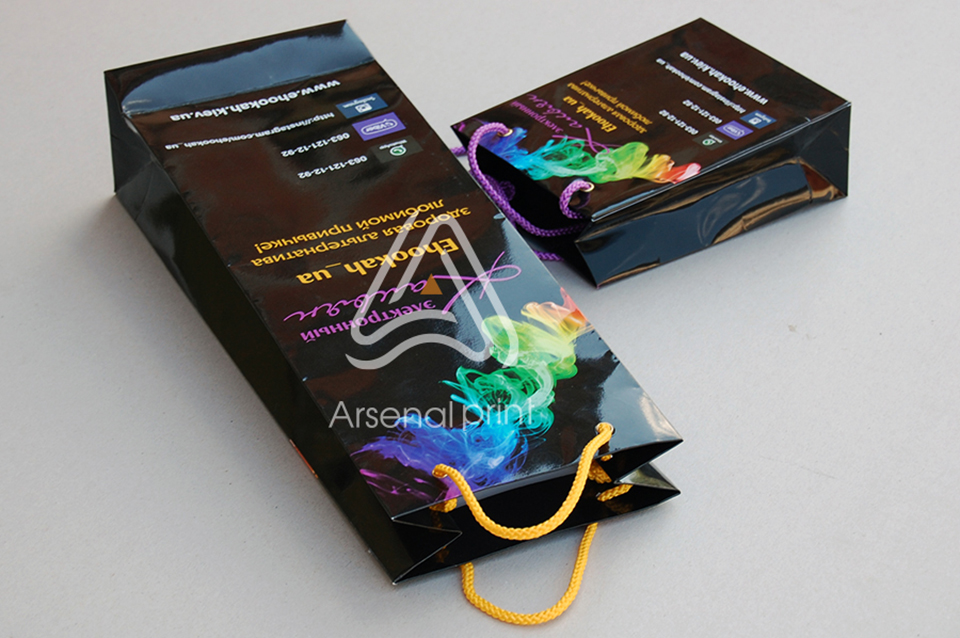 Паперовий пакет - друк, виготовлення