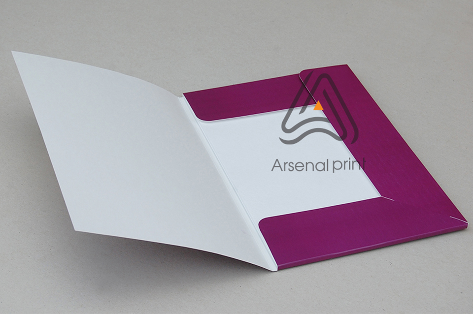 Друк папки - висічка карманів