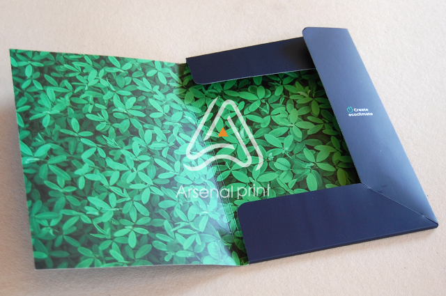 Картонні папки з висічкою