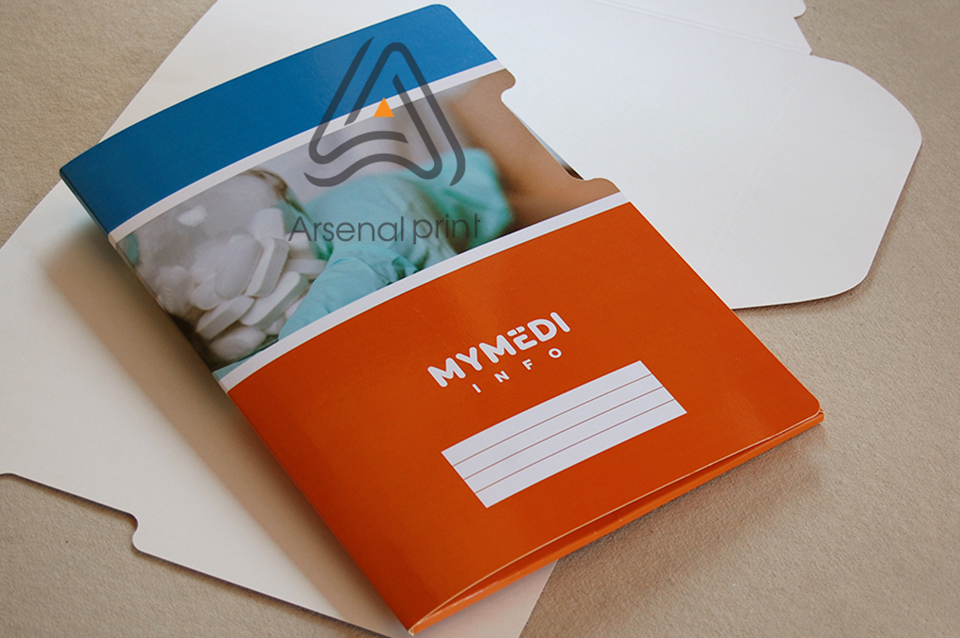 Папки картонні з карманом - Друк- Замовити!