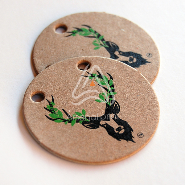 Бірки - друк на крафт картоні