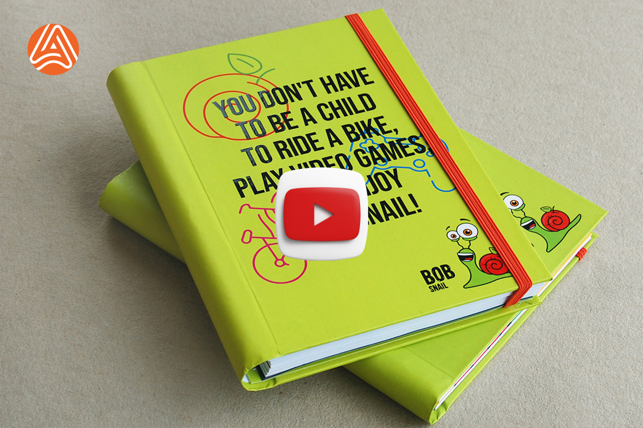 Замовити друк блокнота на пружині з резинкою