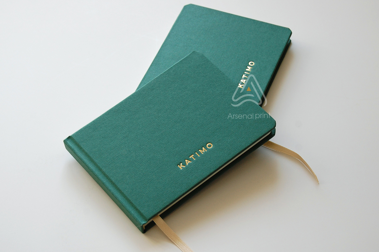 Блокнот з тисненням, тверда обкладинка