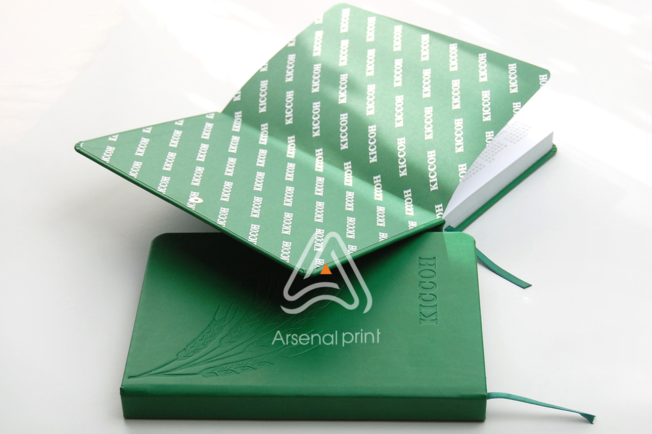 Друк блокнотів - обкладинка кожзам