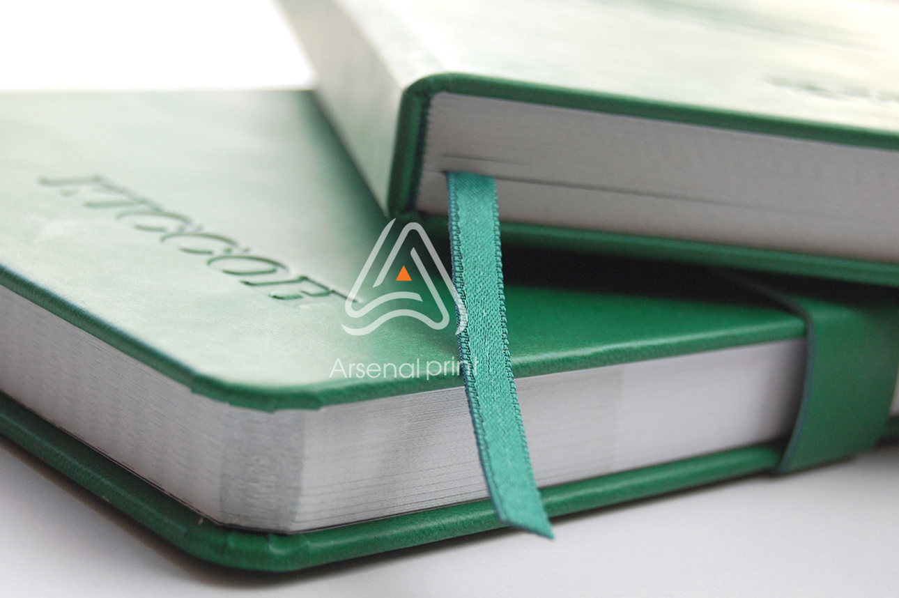 Печать блокнота - тверда обкладинка