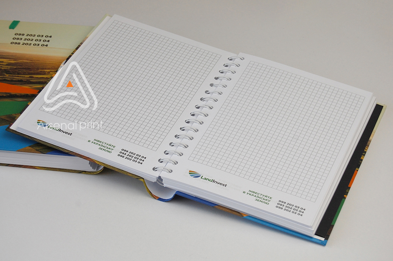 Друк блокнота на замовлення