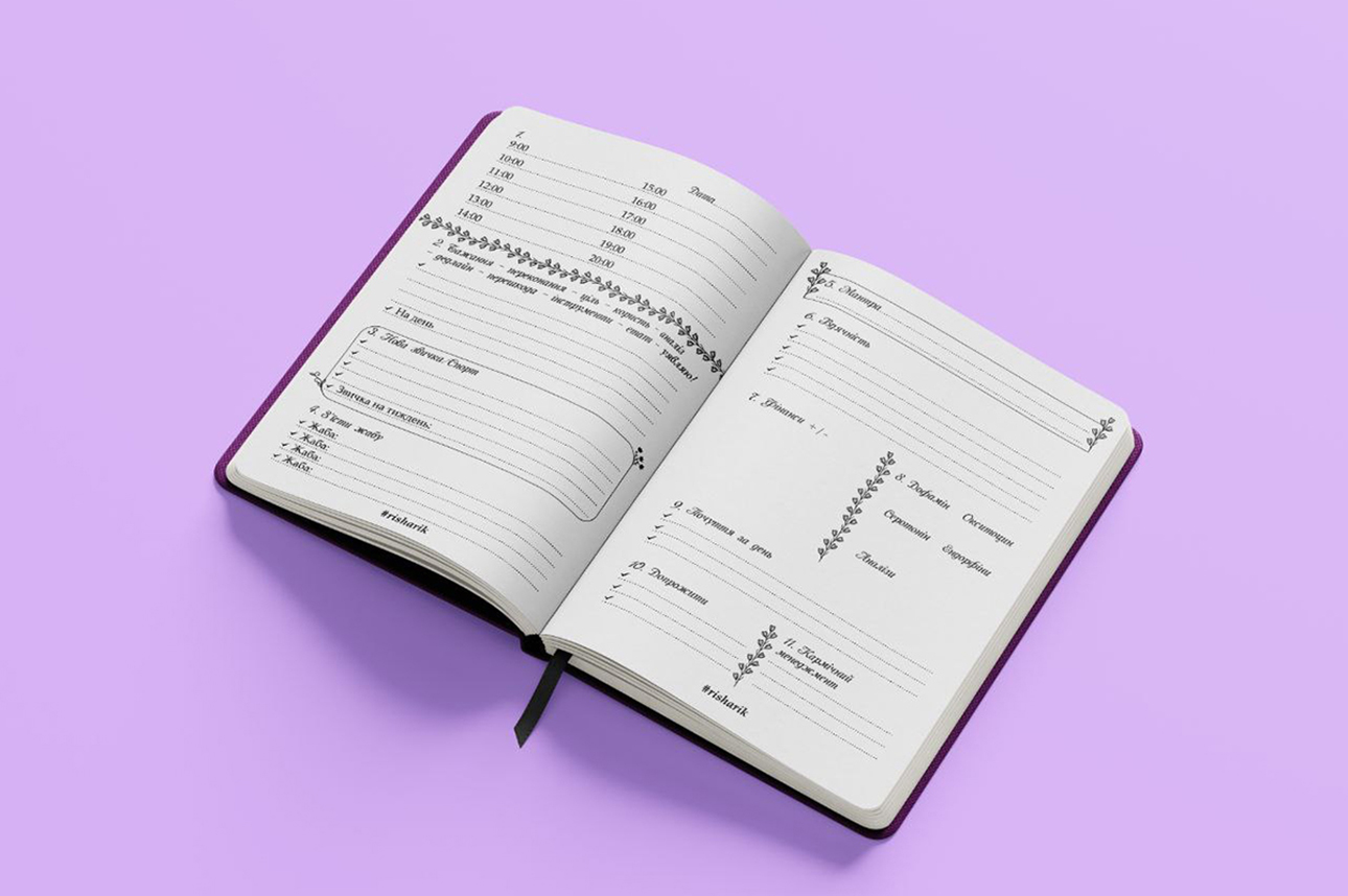 Верстка і розробка макетів для друку планера