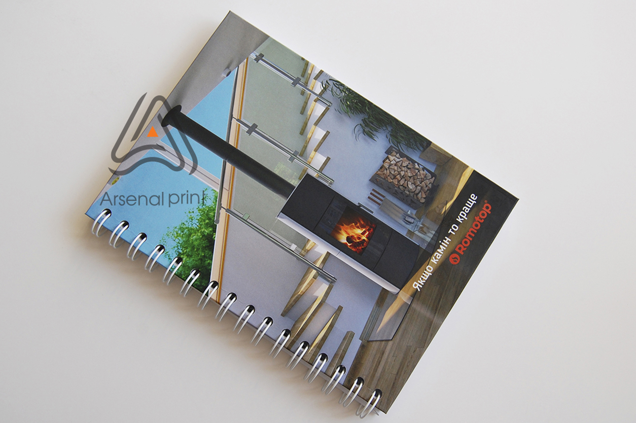 Виготовлення блокнотів на пружині - замовити