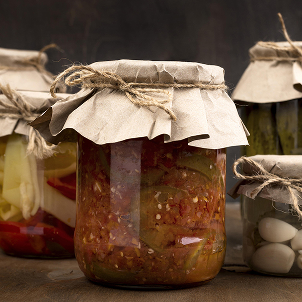 Друк етикетки на скляну банку