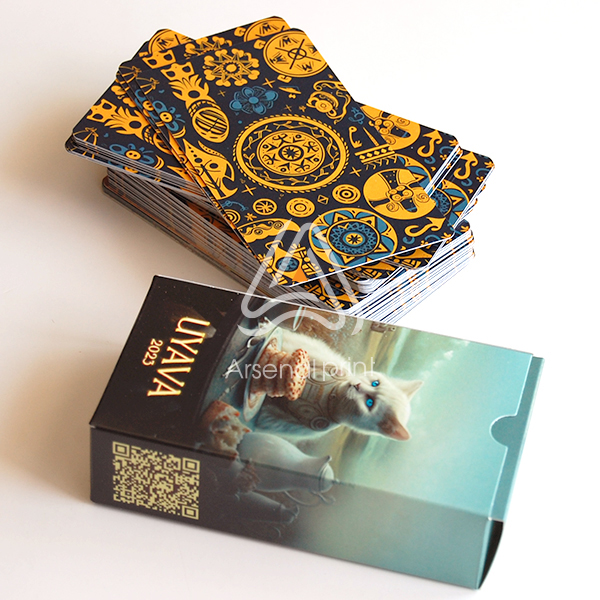 Друк карт ТАРО - Глянцева ламінація