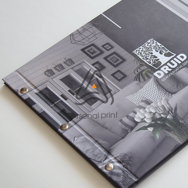 Друк каталогу із скріпленням на болти