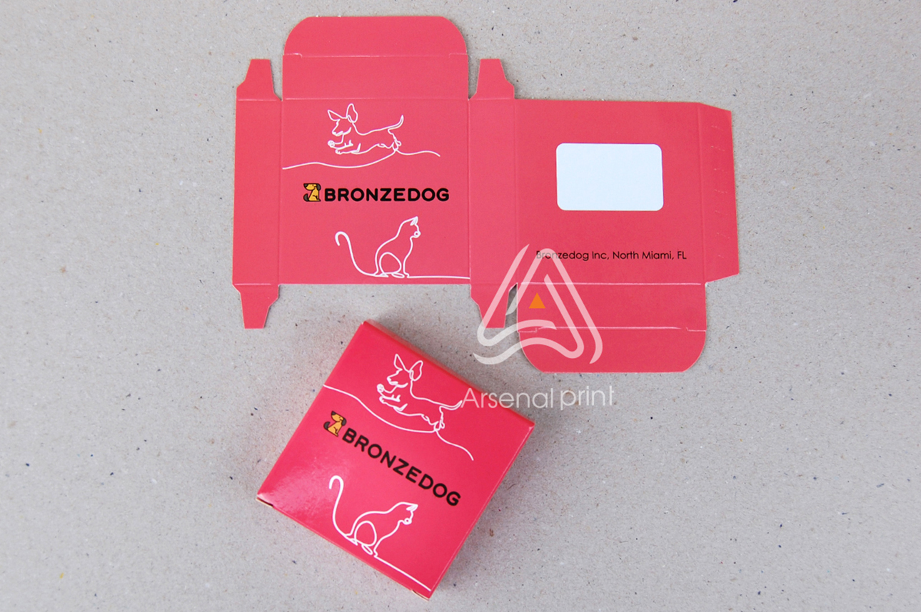 Друк картонних коробок - глянцева ламінація