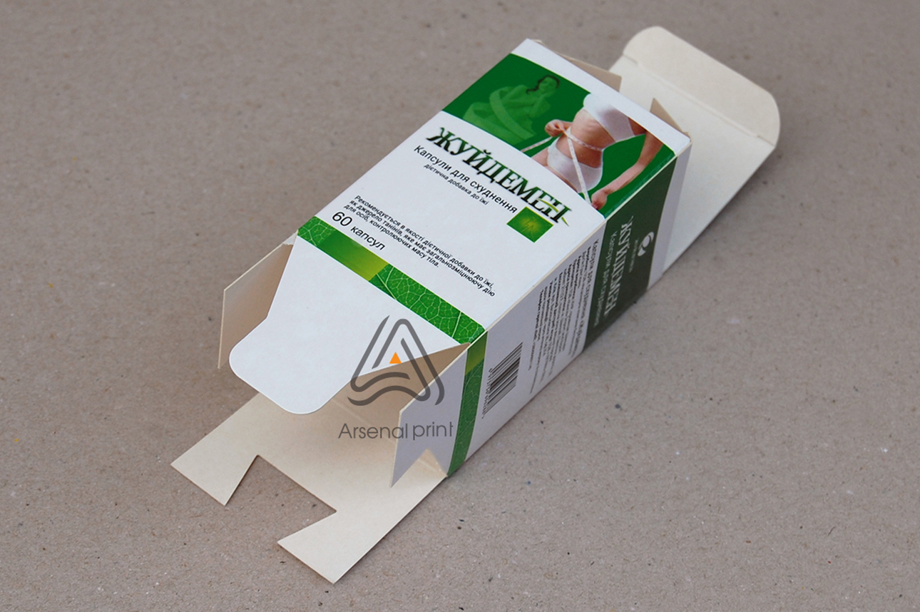 Картонна коробка з ламінацією - друк назамовлення