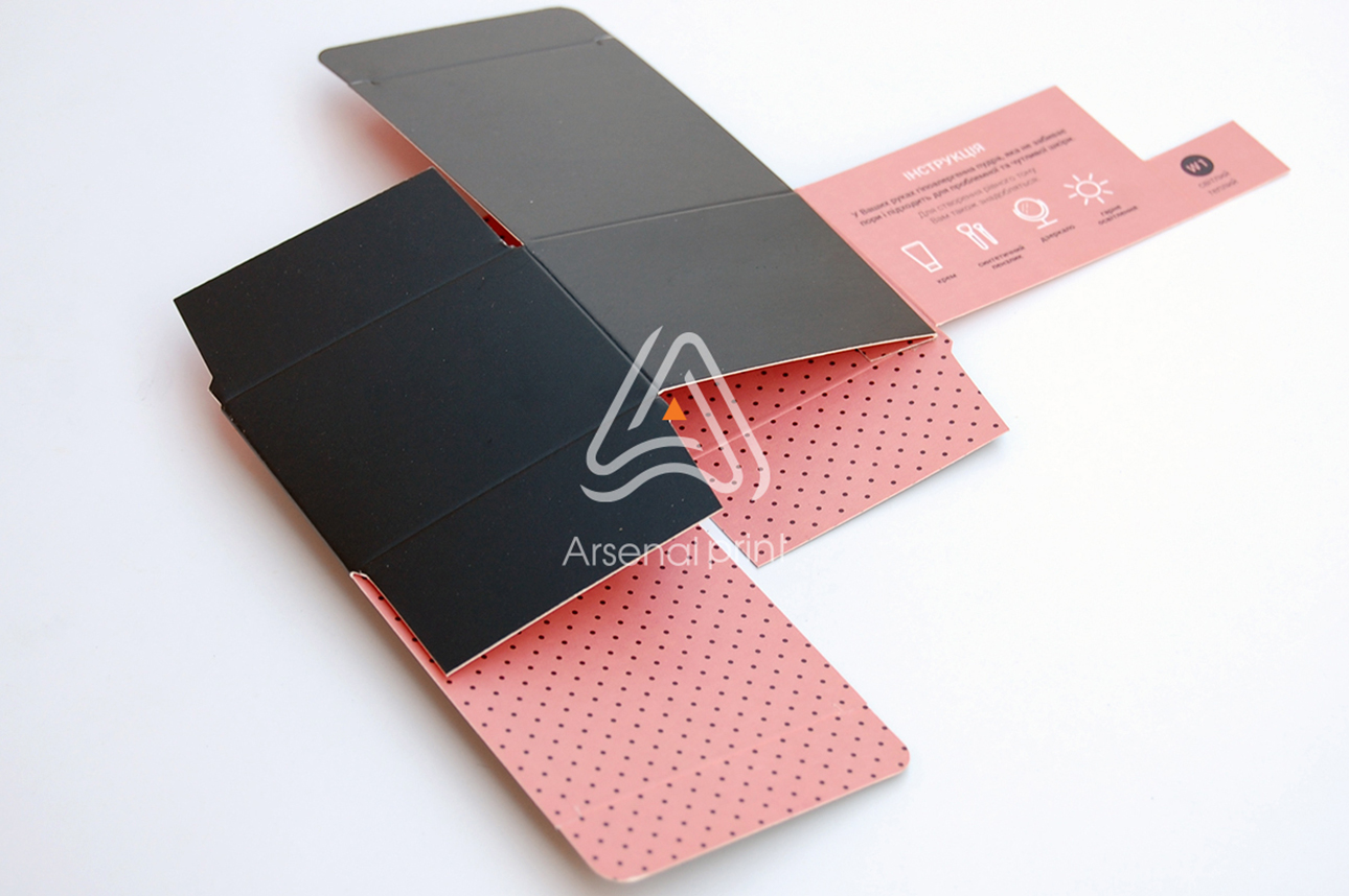 Виготволення картонної коробки - косметика