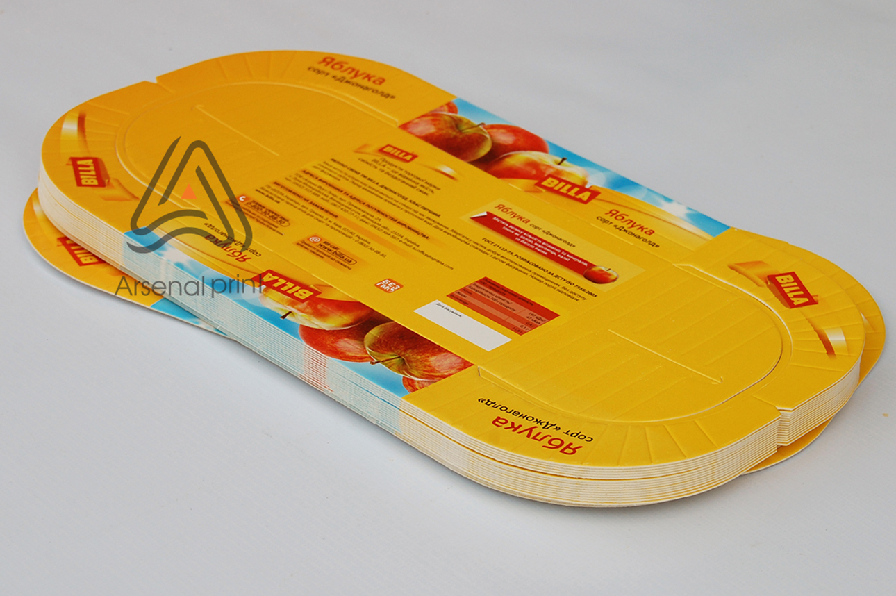 Друк картонних лотків для пакування