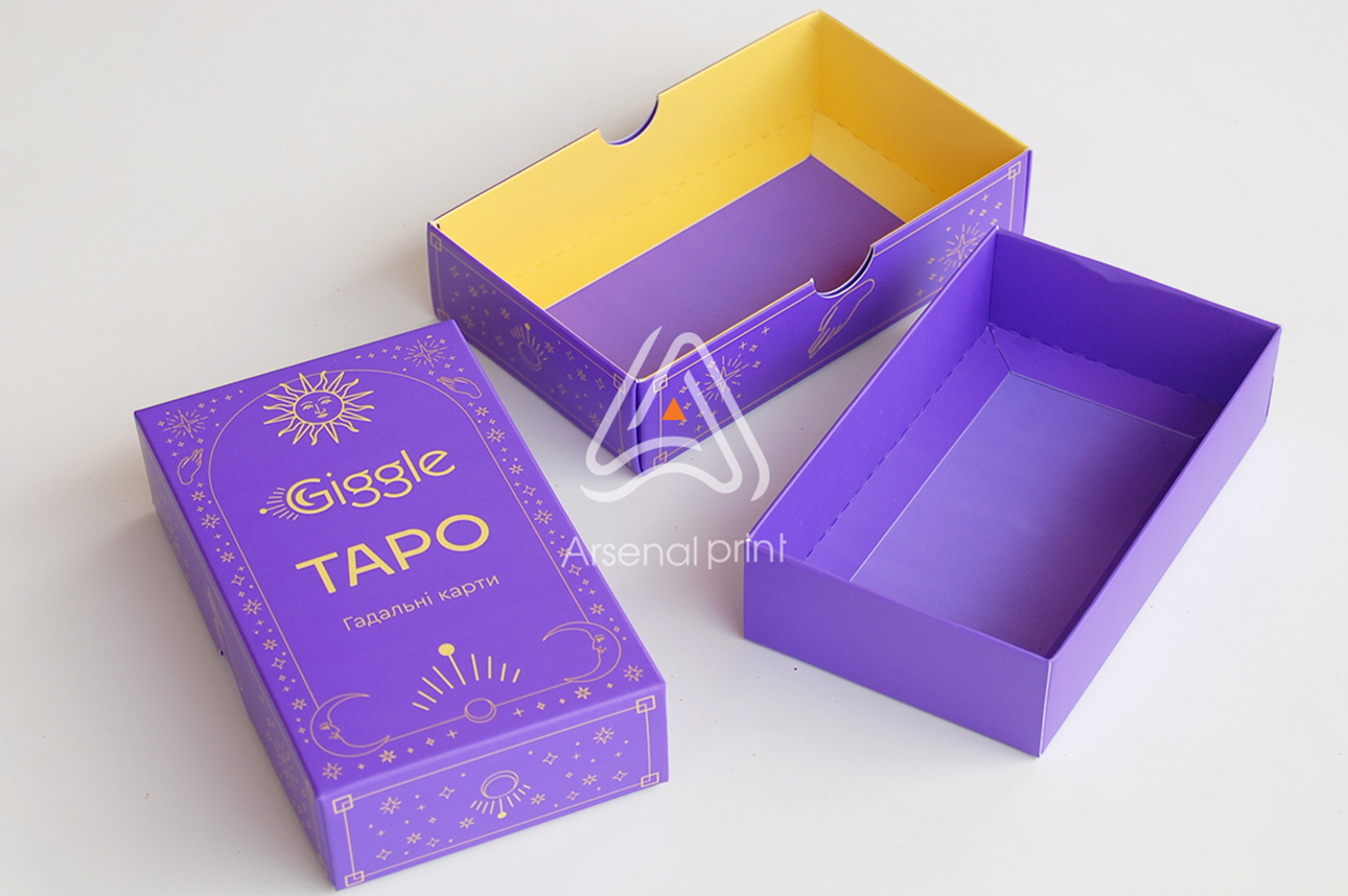 Коробка картонна скринька - кришка-дно