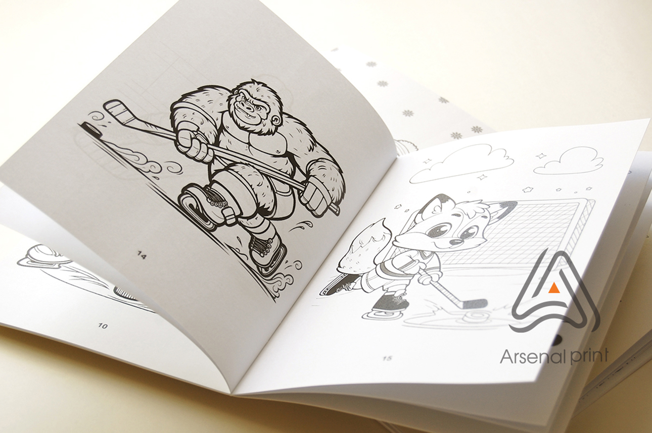 Друк та виготовлення розфарбовки