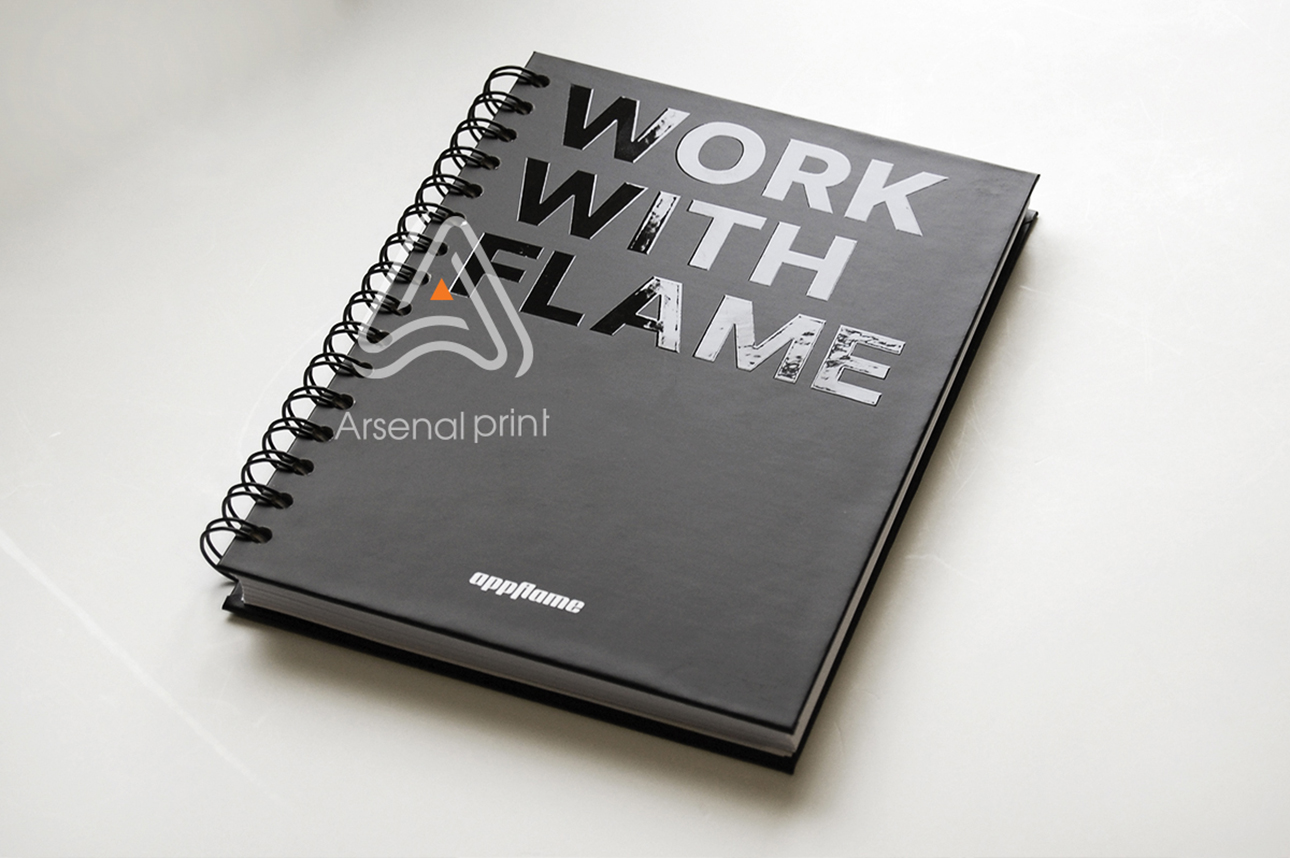 Друк блокнота - УФ лак